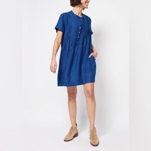 Faherty 100% Linen Gemina Dress, Size XS